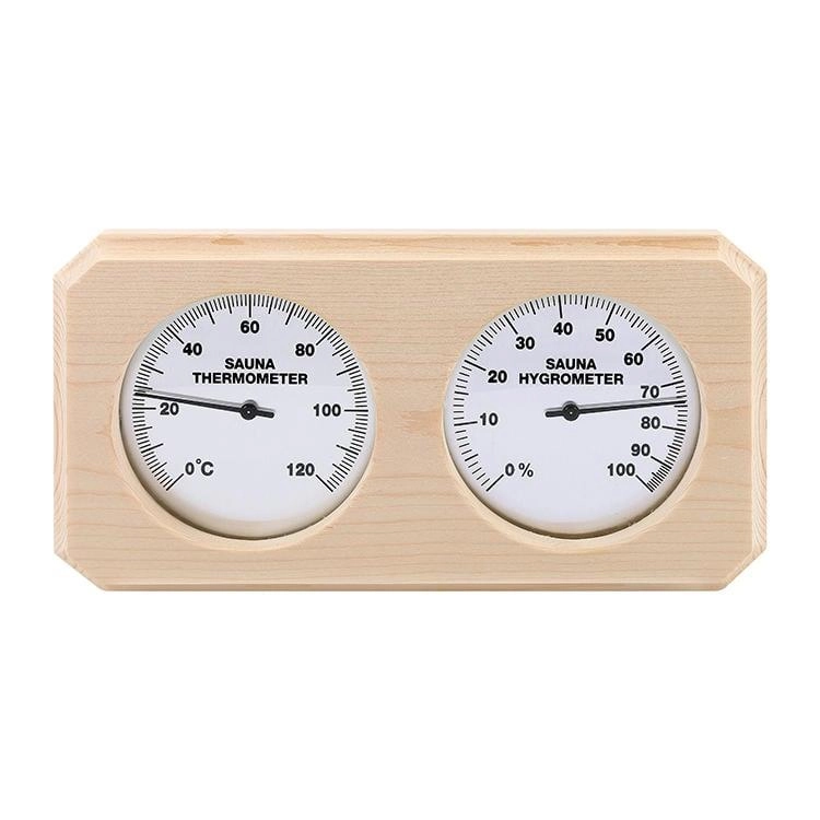 SAUNA THERMOMETER WITH HYGROMETER ( AP-003BW
