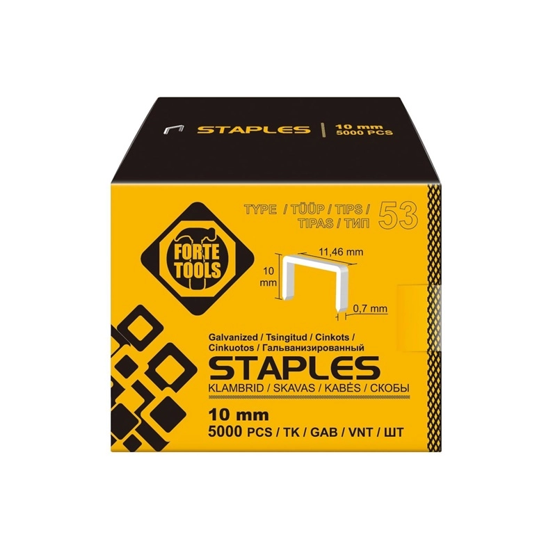 STAPLES 53 TYPE 10MM 5000PCS (
