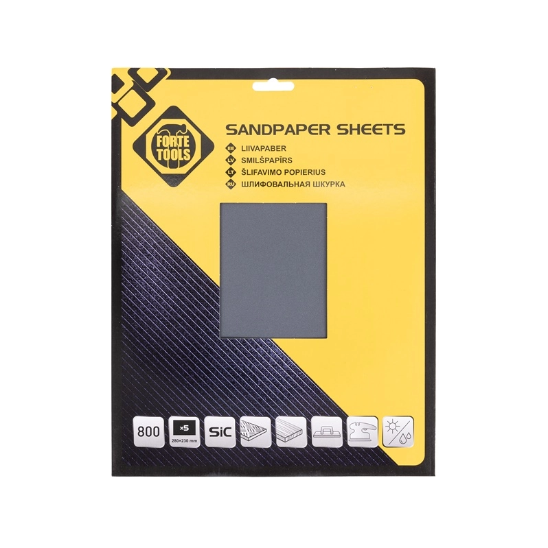 SAND PAPER MET NO1000 230X280 5PCS
