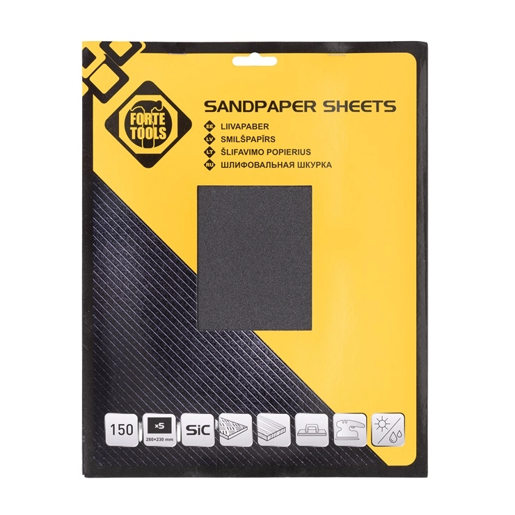 SAND PAPER MET NO150 230X280 5PCS