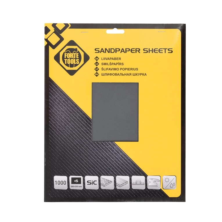 SAND PAPER MET NO800 230X280 5PCS