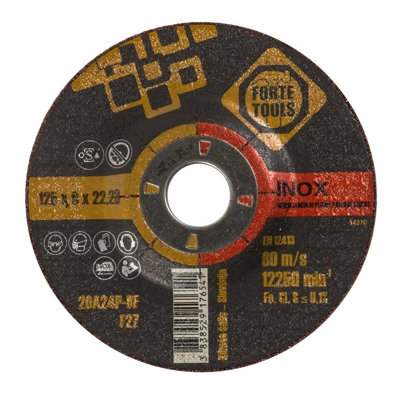 SANDING BLADE 125X6.5X22 23 MMFORTE