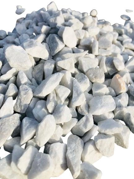 DECORATIVE STONE WHITE 8-12/16MM 20KG (