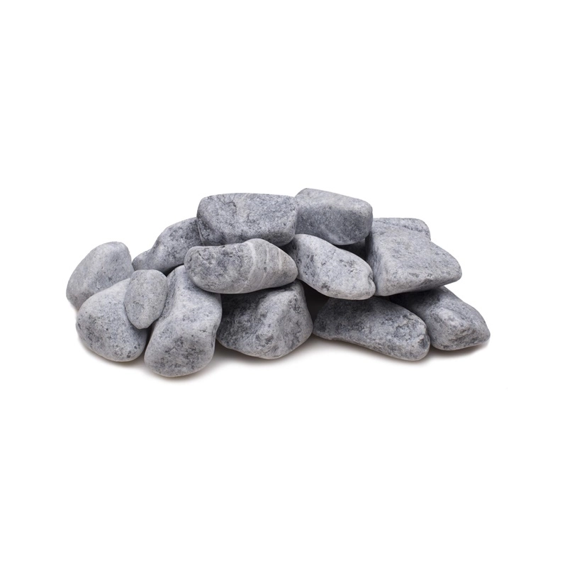 DECORATIVE STONES ICE BLUE 20-40MM 20KG