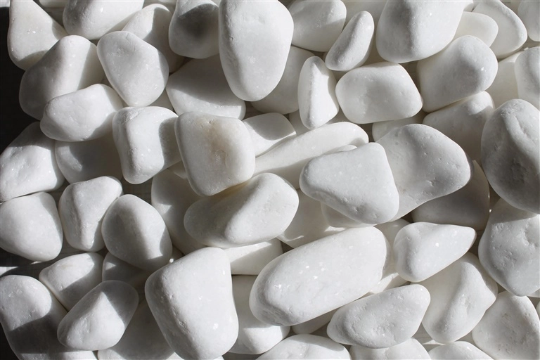 DECORATIVE STONES 25-40MM 20KG WHITE (