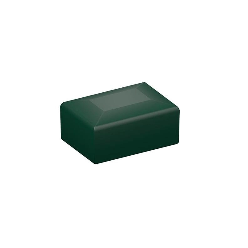 Cavatorta RECTANGULAR PLASTIC CAP 60X40MM GREEN