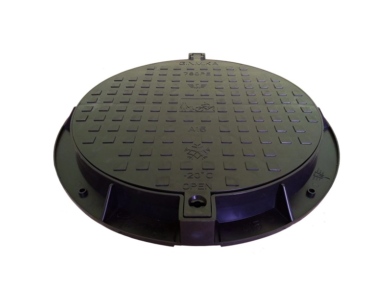 GARDEN SEWERAGE COVER 780PE-B A15 BLACK