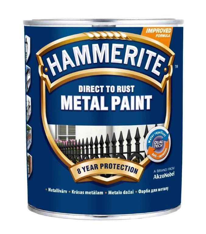 PAINT HAMMERITE BLACK SATIN750ML 15088998 5093788