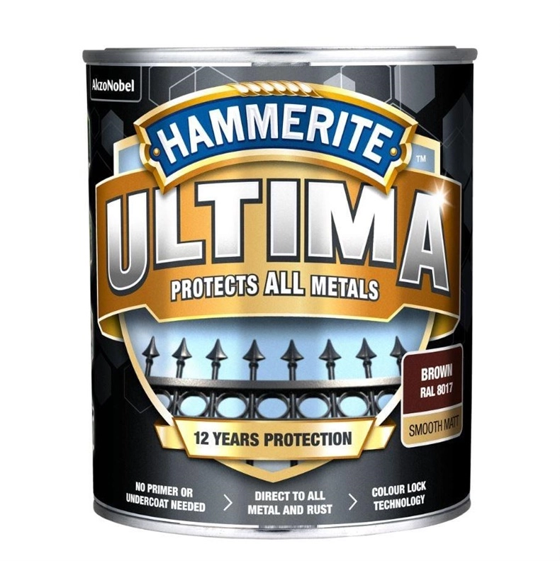 Hammerite PAINT ULTIMA MATT BROWN 2
