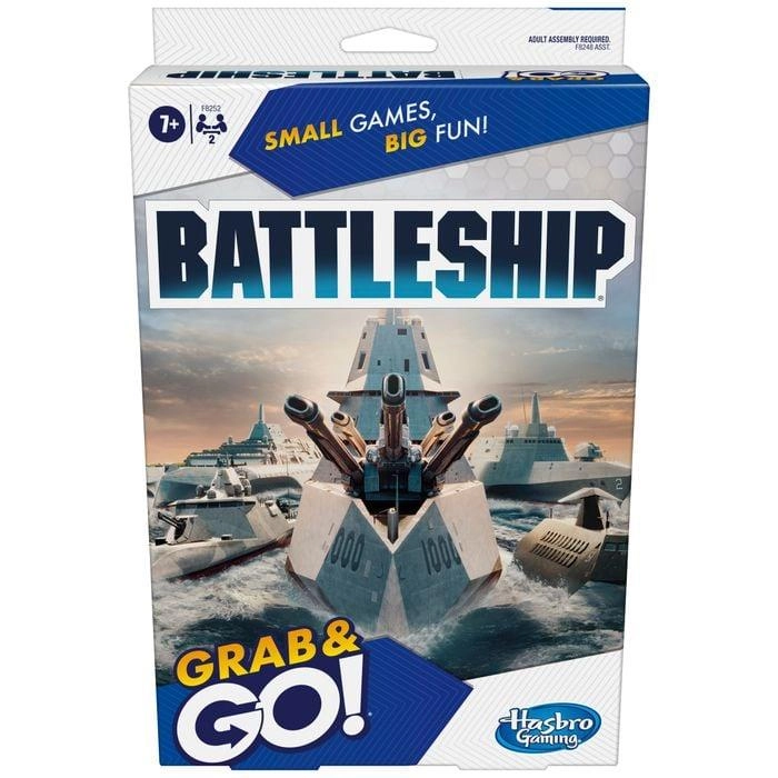 BOARD TRAVEL GAME BATTLESHIP GRAB/GO F8252BAL