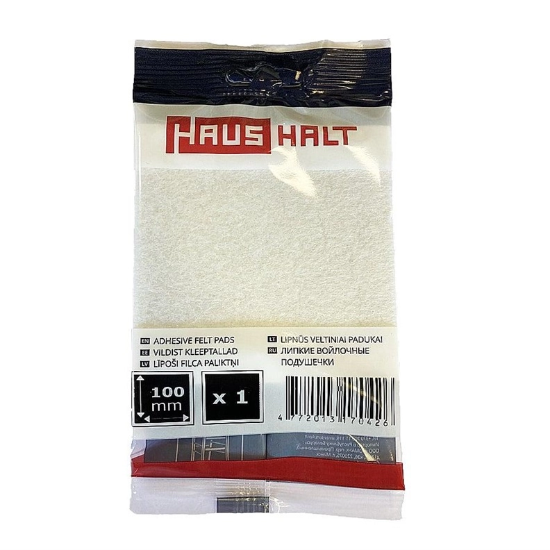 FELT PADS D100X100 WHITE 1PCS 14971202