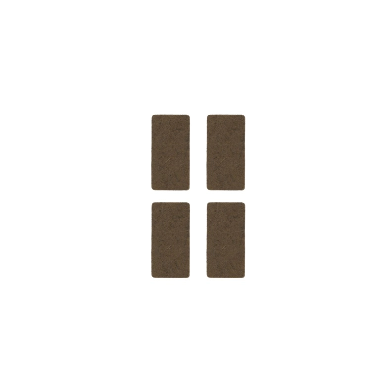 FELT PADS D25X50 BROWN 4PCS 14971757