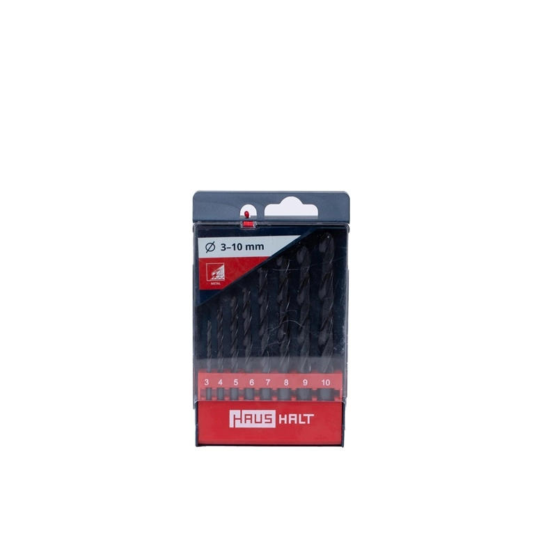 HSS TWIST DRILL SET 8PCS BLACK