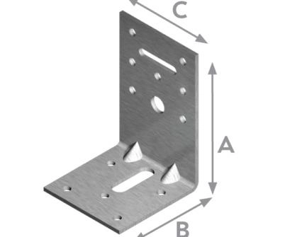 Arras ANGLE BRACKET 90X60X60X2.5 REINFORCED