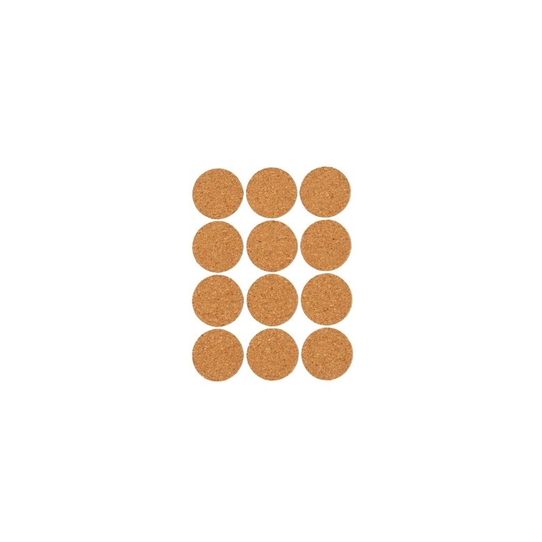CORK FURNITURE PADS 12. D28 MM