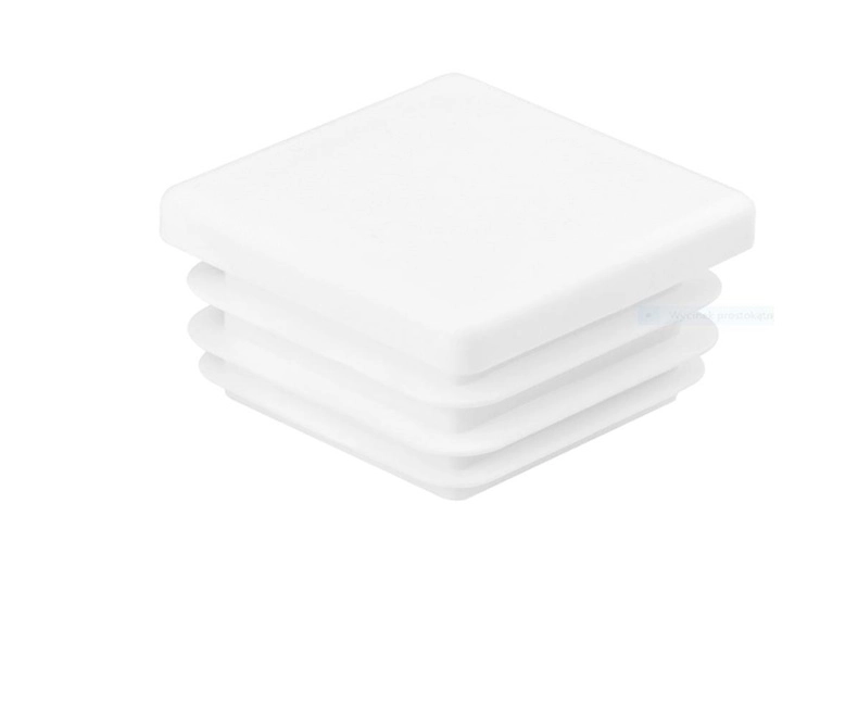 PADS FEET PLASTIC SQUARE 25X25WHITE 2PCS