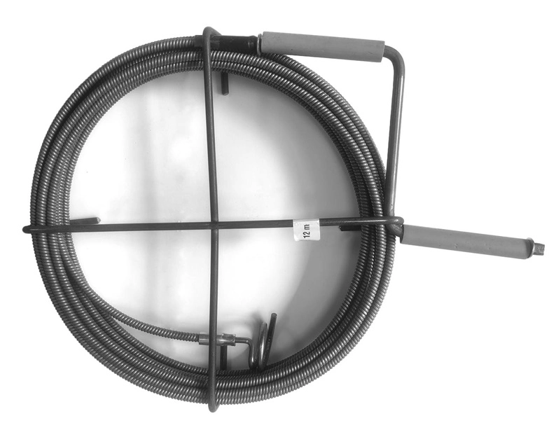 DRAIN CLEANING ROD 10M WITH DRILL