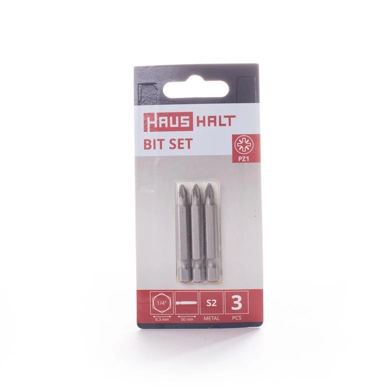 SCREWDRIVER BIT PZ1X50MM 3PCS PZ1X50(3) 4772013113751