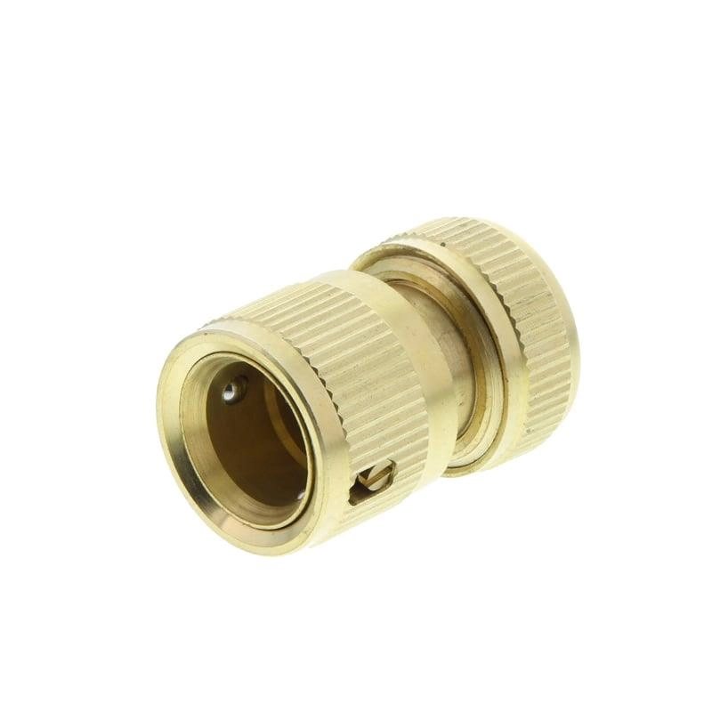 HOSE CONNECT STOP BRASS 1/2 HAUSHALT