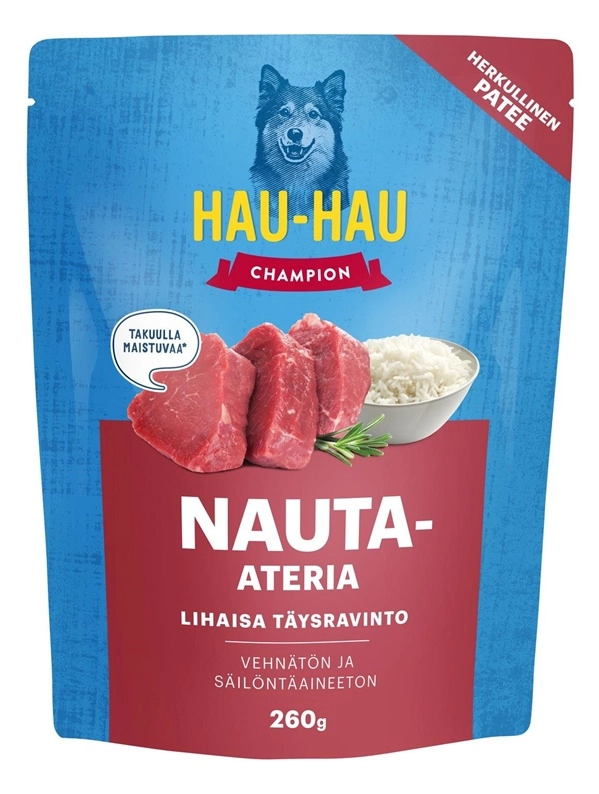 HAU-HAU BEEF MEAL FOR DOGS 260G