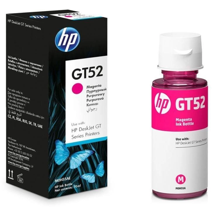 HP GT52 Magenta Original Ink Bottle