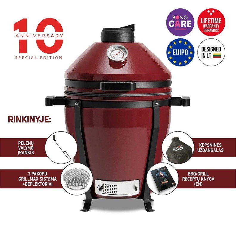 GRILL KAMADOBONO MINIMO EVO 16 RED