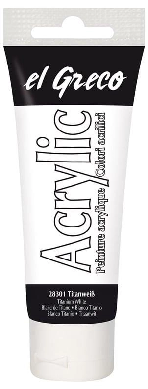 PAINT ACRYLIC 75ML 28301 WHITE SP