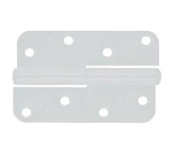RIM HINGE 110 MM WHITE RIGHT
