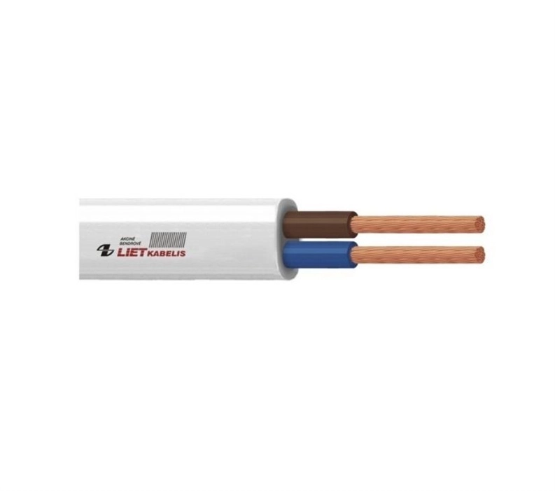 CABLE H05VVH2-F 2X1 WHITE 50M 4779016543349
