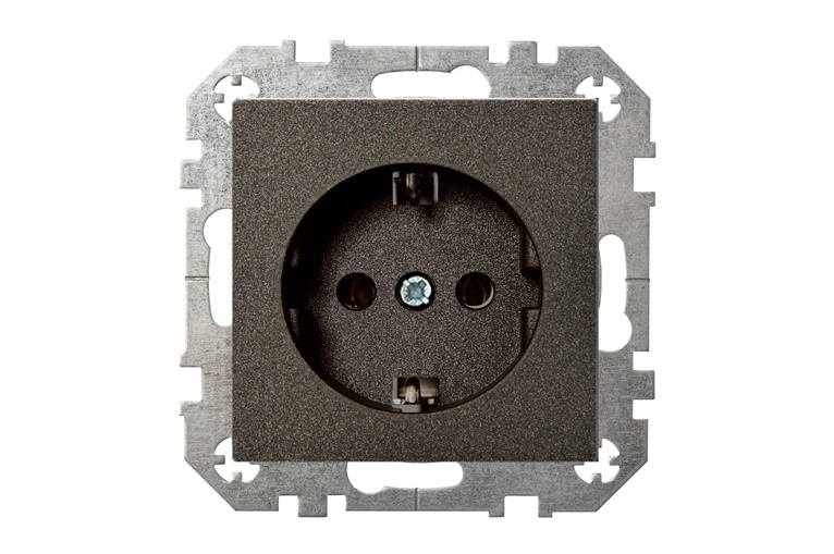 SOCKET OUTLET ĮKL16-204-01 EPSILON BLACK 14964809