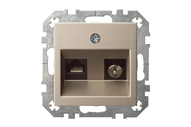 SOCKET LIREGUS EPSILON DAT+TV WO/F CH