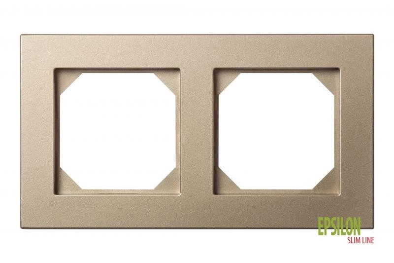 FRAME LIREGUS EPSILON 2-GANG CHAMP. 14964798