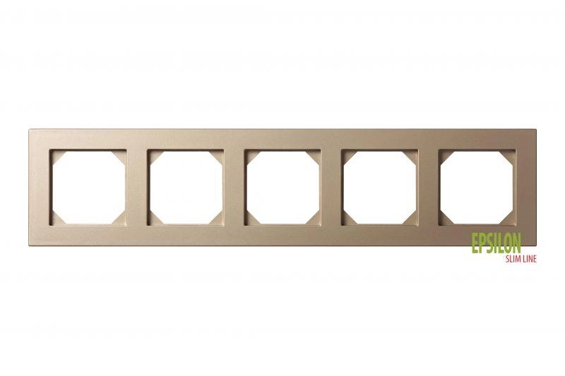 FRAME LIREGUS EPSILON 5-GANG CHAMP. 14964855