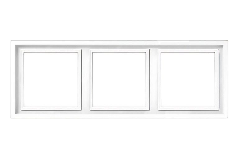 FRAME K14-445-03.M/WM 3PL MODERN WHITE