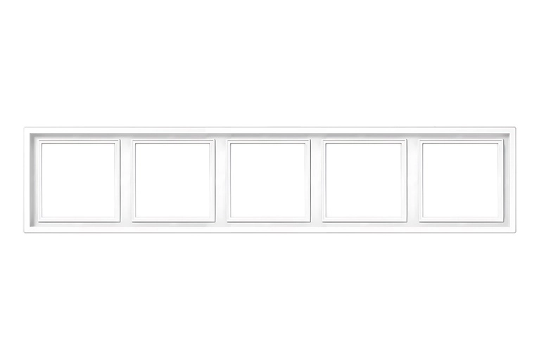 FRAME K14-445-05.M/WM 5PL MODERN WHITE