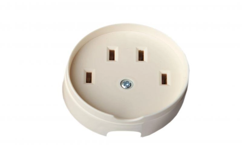 THREE-PHASE SOCKET WHITE 25A 380V 600242438