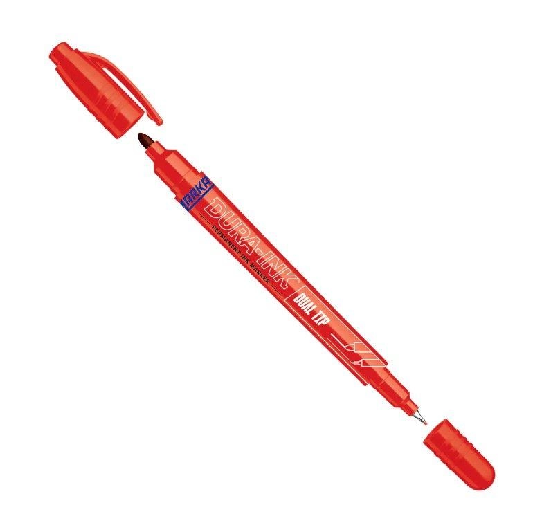 INK MARKER MARKAL DUAL TIP RED