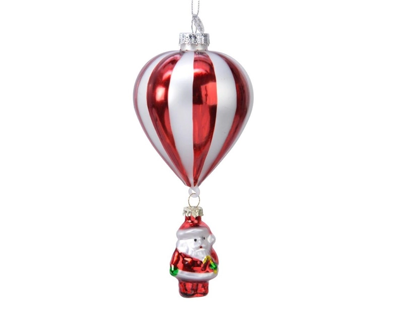 ORNAMENT GLASS DOG 10.5CM 125655