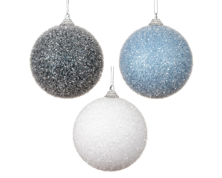 S-Plast ORNAMENT PLAST SNOW D8CM 26224