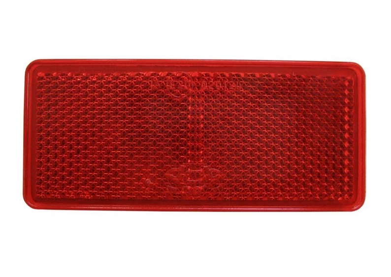 GLUE RECTANGLE REFLECTOR RED 370200BR 370200BR