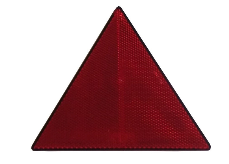 GLUED TRIANGLE REFLECTOR RED 370201A 370201A
