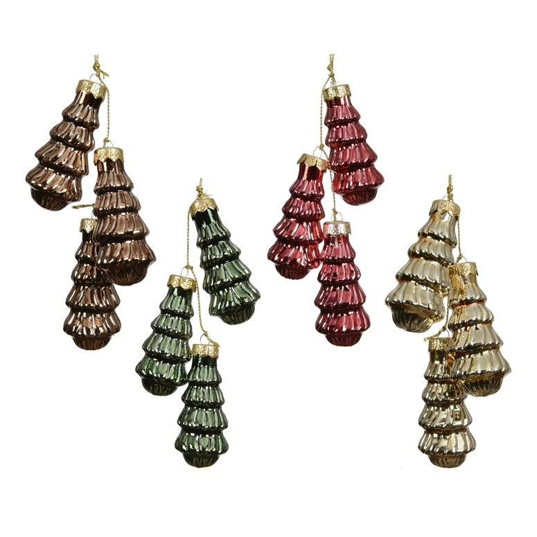 Skrzynkazdrewna ORNAMENTS GLASS H6CM 3PCS 600426159