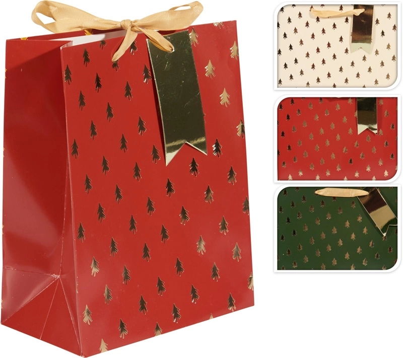 Party Deco GIFT BAG TREE 18X23CM