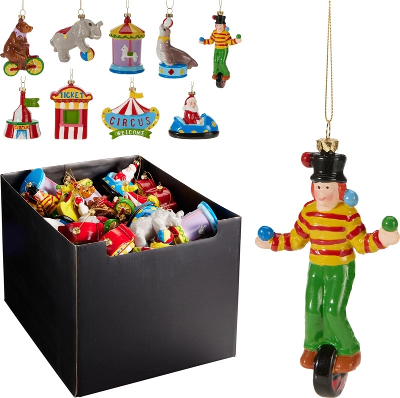 Sirius ORNAMENT PLASTIC CIRCUS 9CM 600396359