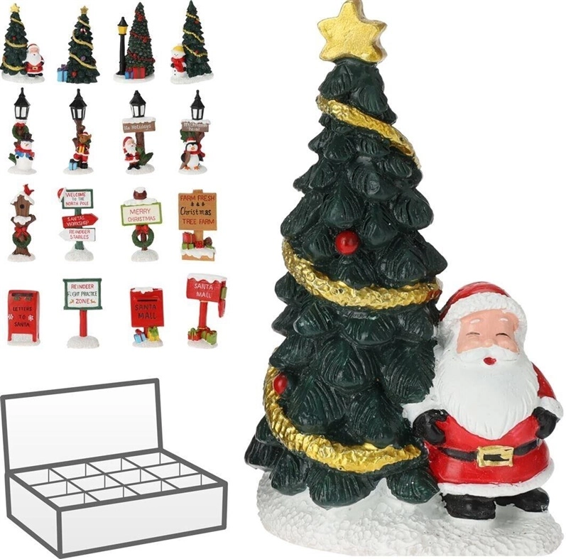 DECORATION CHRISTMAS VILLAGE 8CM 600415002 ALX912000
