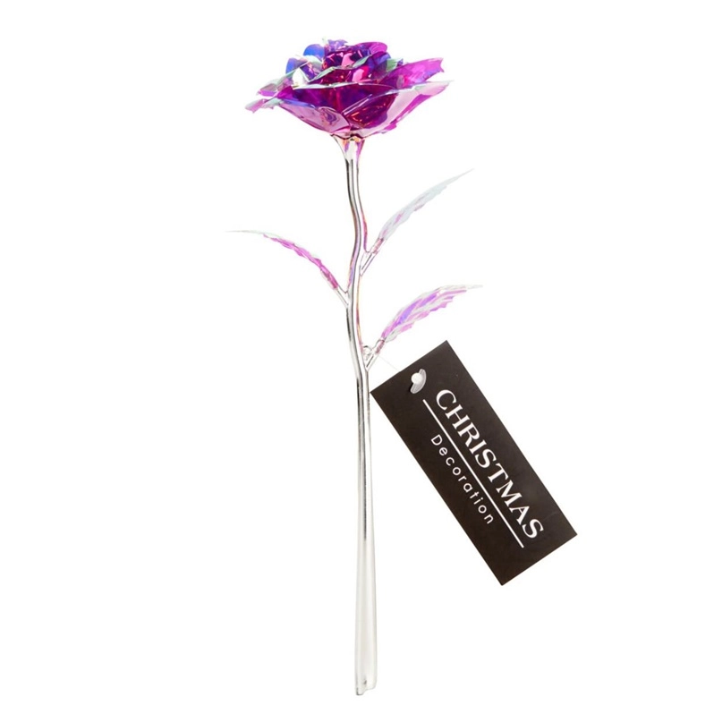 Kwiatydonice FLOWER DECORATIVE HOLOGRAPHIC H25CM 600503310