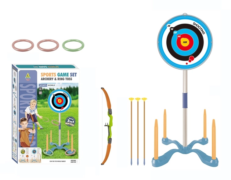 TOY SET BOW AND TARGET JB8010B