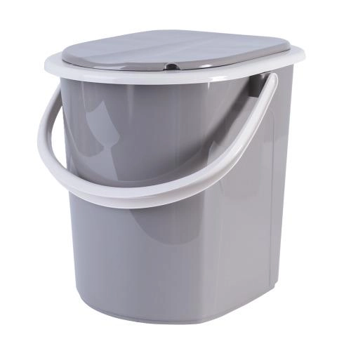 BUCKET-TOILET WITH LID 22L 2406564 4772013477884