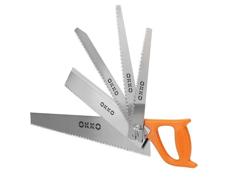 WOOD HAND SAW WITH 5PCS BLADES