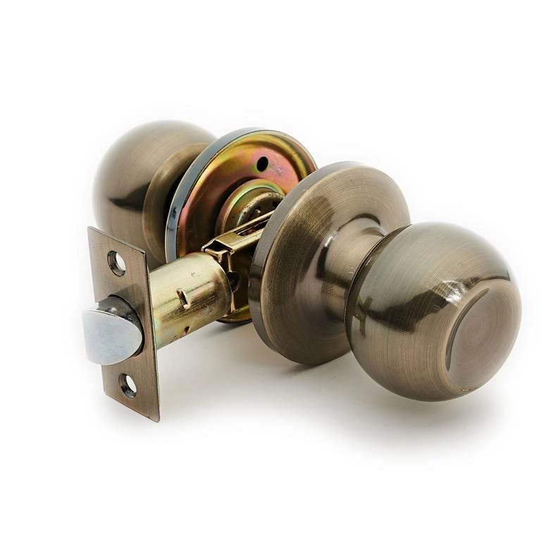 DOOR KNOB LOCK 607 AB ANTIQUE